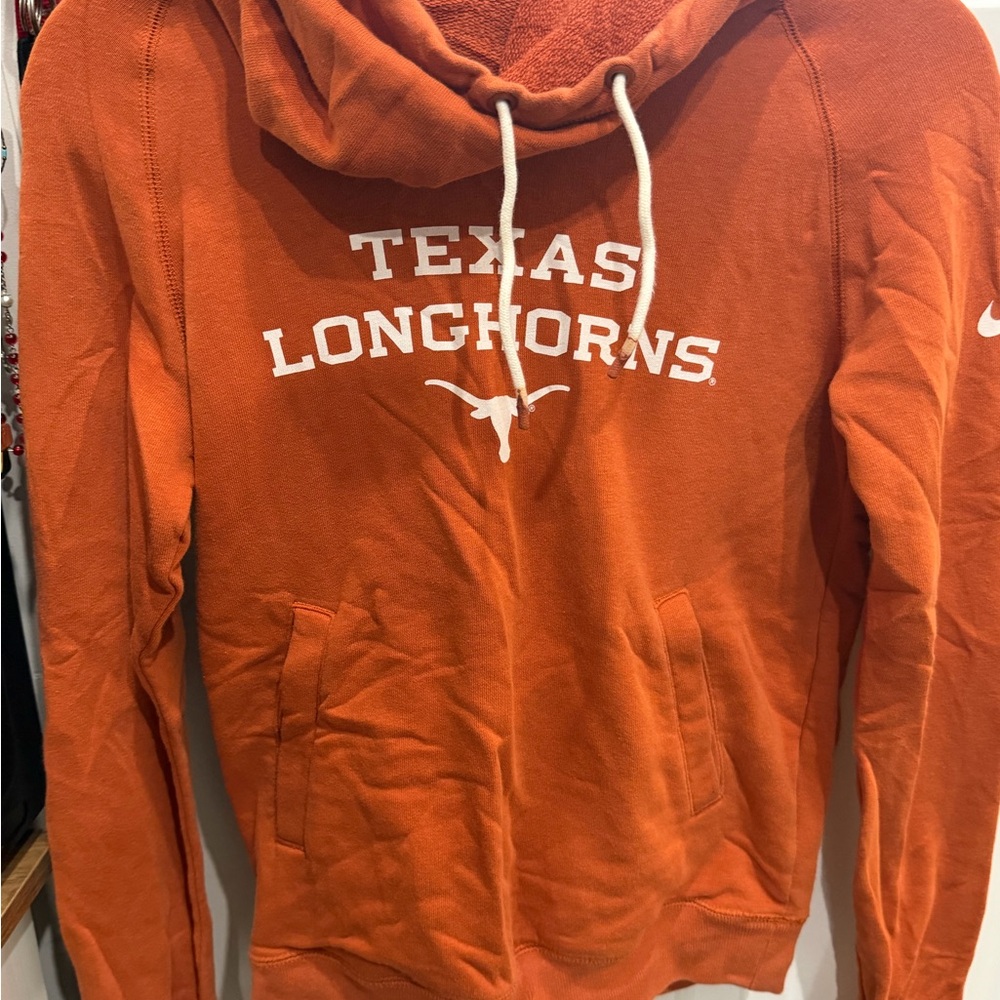 Nike Rust Orange Hoodie Texas longhorns